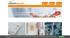 Desktop Screenshot of medicalnetworks.de