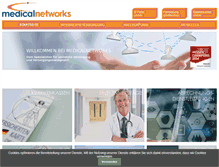 Tablet Screenshot of medicalnetworks.de